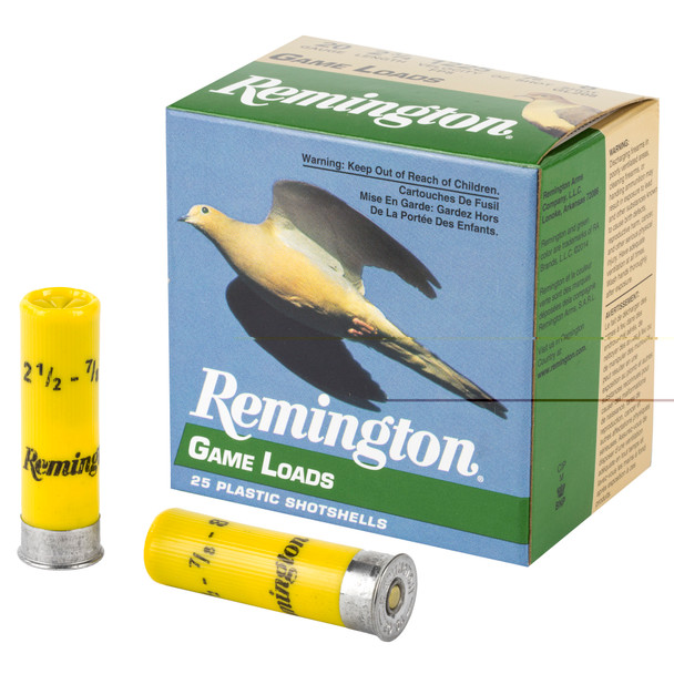 Remington Game Load 20 Gauge 2-3/4" 25-Round